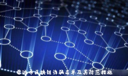 
雷达币区块链诈骗名单及其防范措施